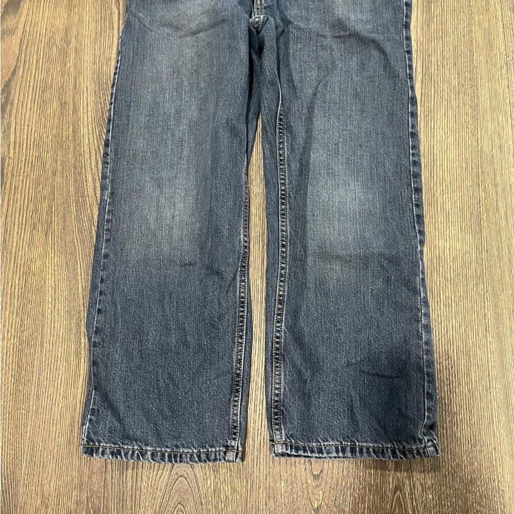 Levis Boys 550 Tapered Leg Jeans Relaxed Blurk Wash Blue Size 10 Husky 30 X 26 - Picture 2 of 11